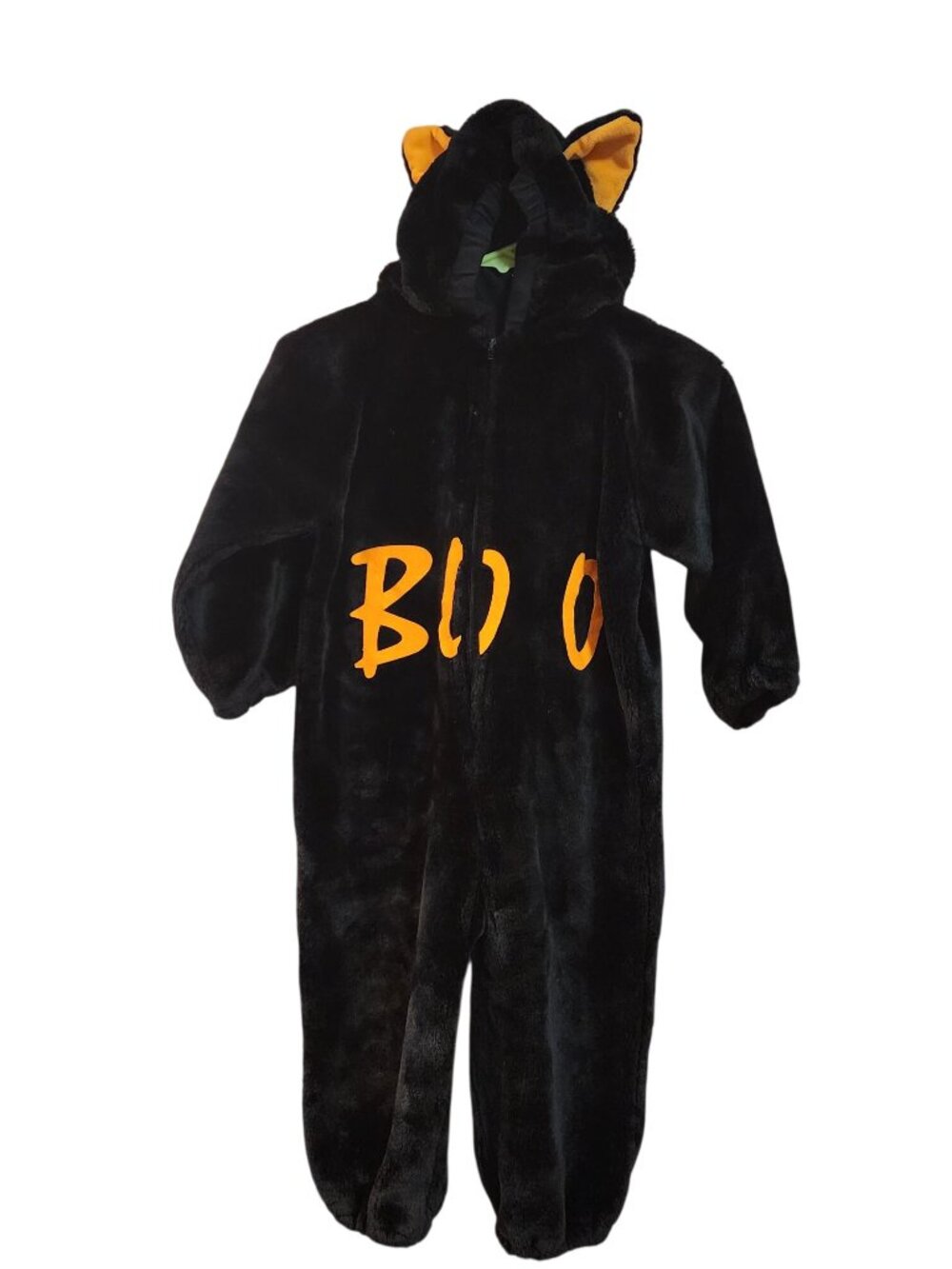 Vintage Chrisha Playful Plush Black Cat Halloween Costume size 4
